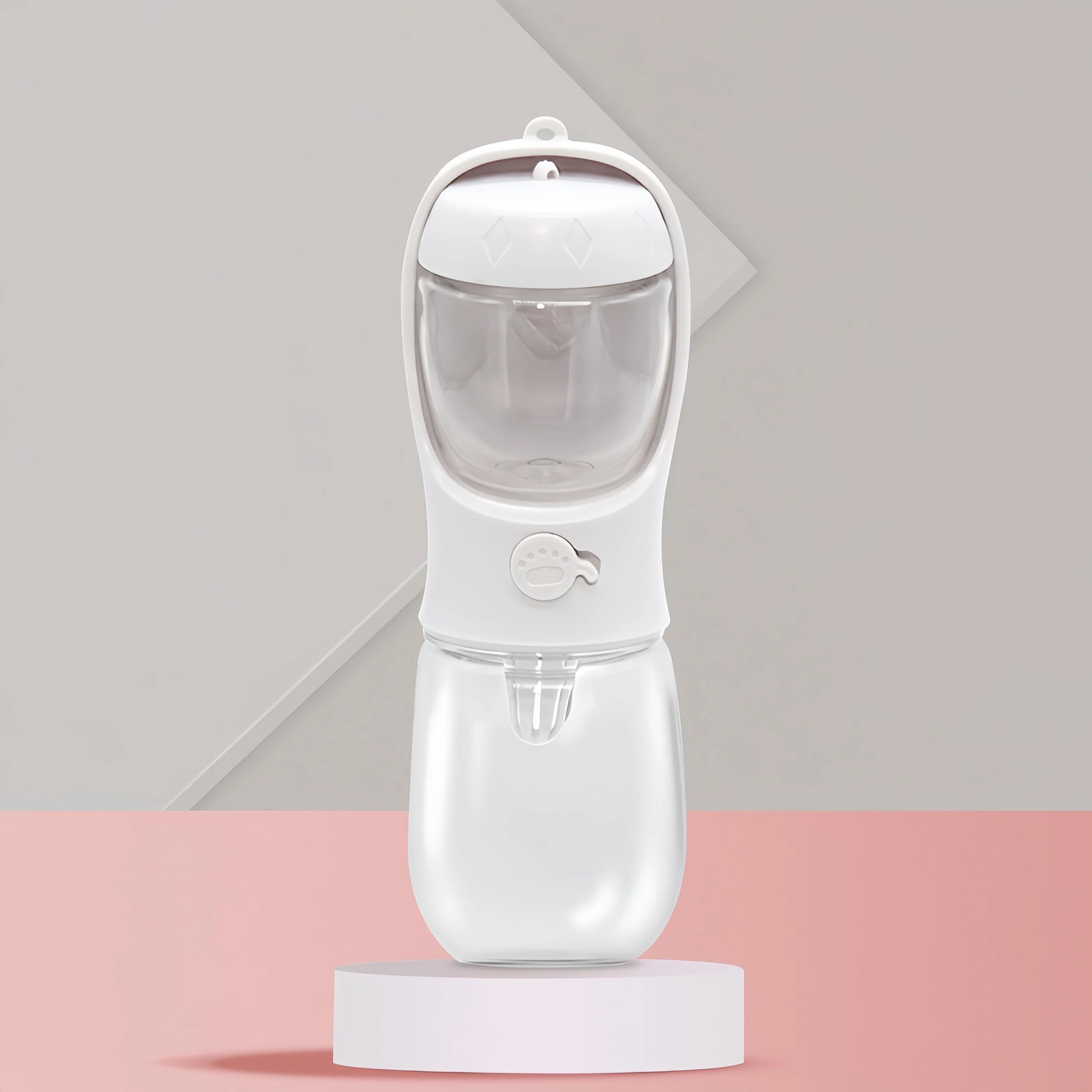 2 in 1 Portable Pet Bottle with Storage Food and Water Container