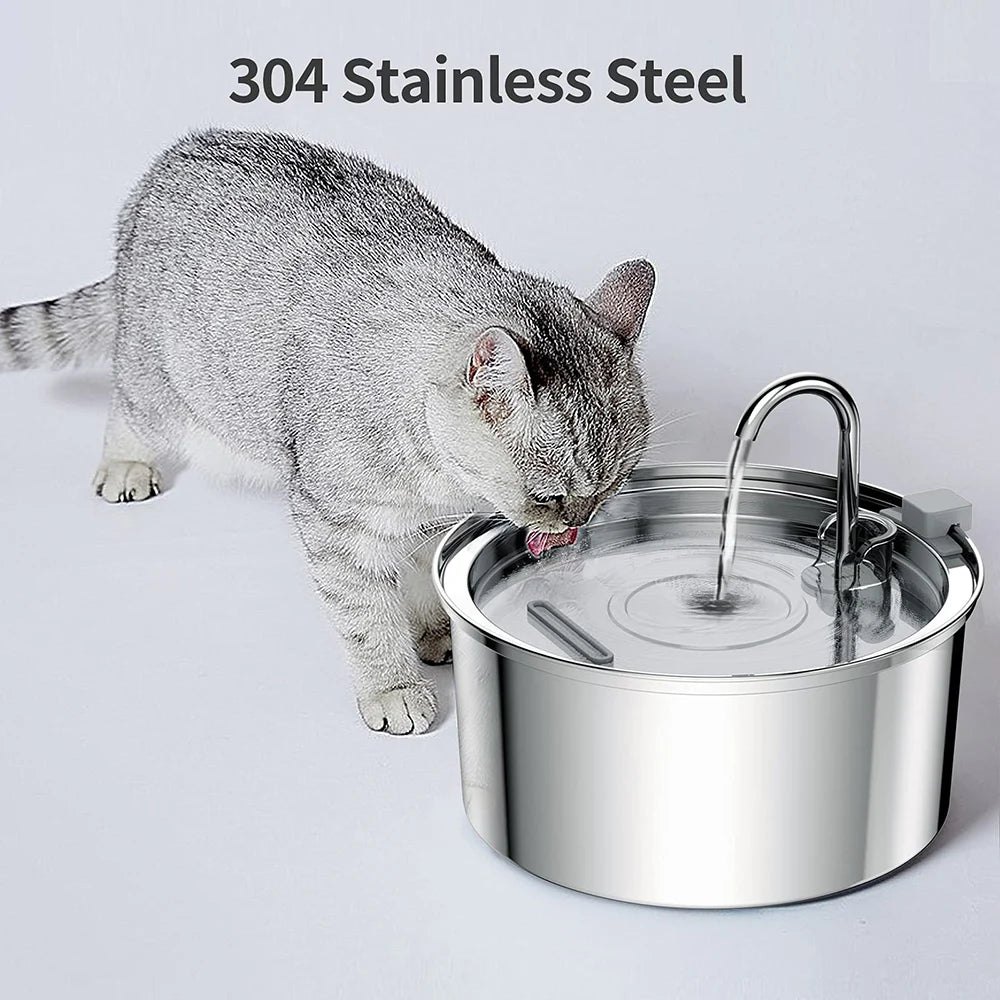 Stainless Steel Automatic Pet Water Feeder
