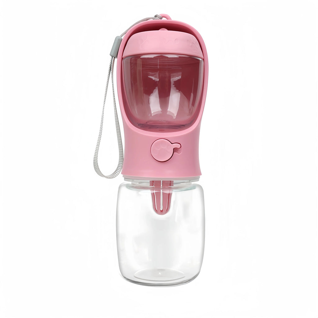 2 in 1 Portable Pet Bottle with Storage Food and Water Container